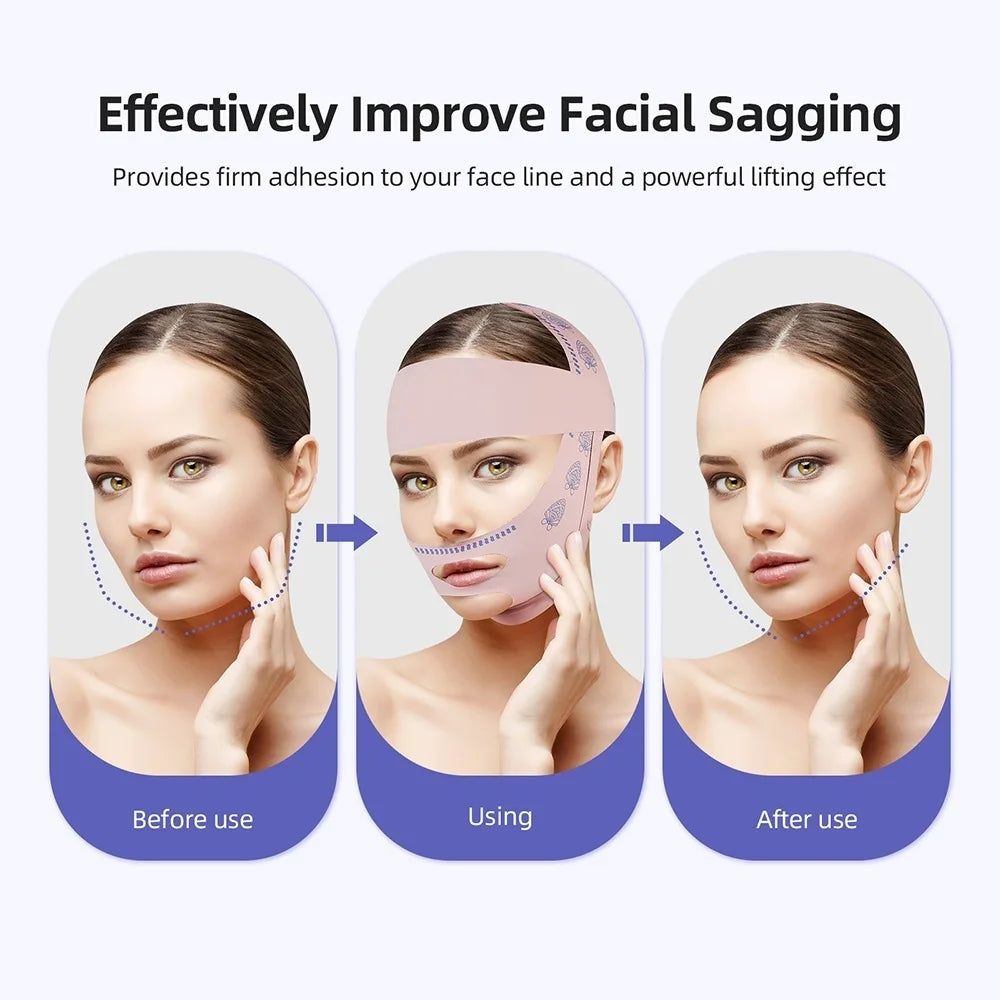 V Line Face Shaper Bandage – Chin & Cheek Lift Strap Face Shaper Strap Qst