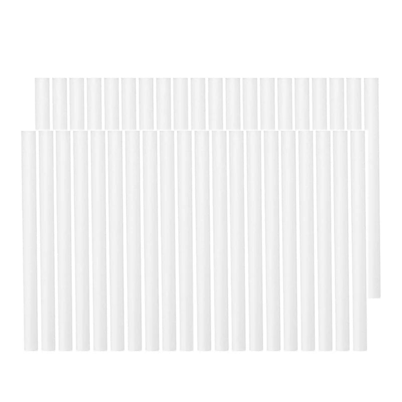 60-Pack USB Humidifier Cotton Wick Replacement Sticks 75x7mm Humidifier Wick Refill Qst