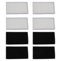 4-Pack Replacement Filters for Conga 7490 & 8290 Vacuum Vacuum Filter Set Qme 4 PACK