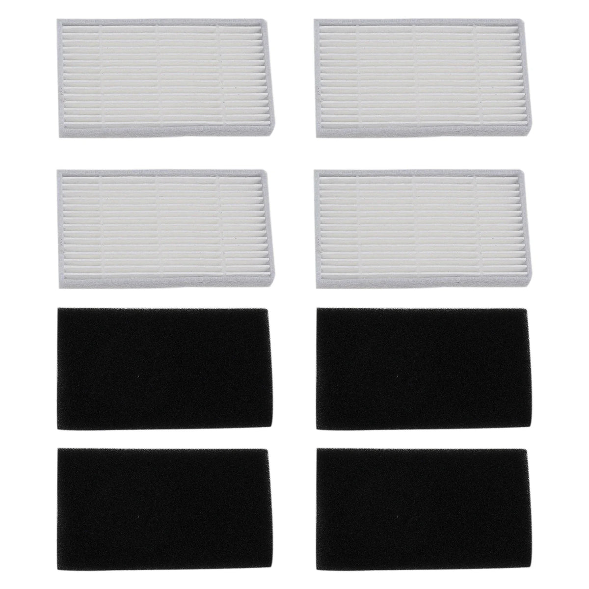 4-Pack Replacement Filters for Conga 7490 & 8290 Vacuum Vacuum Filter Set Qme 4 PACK