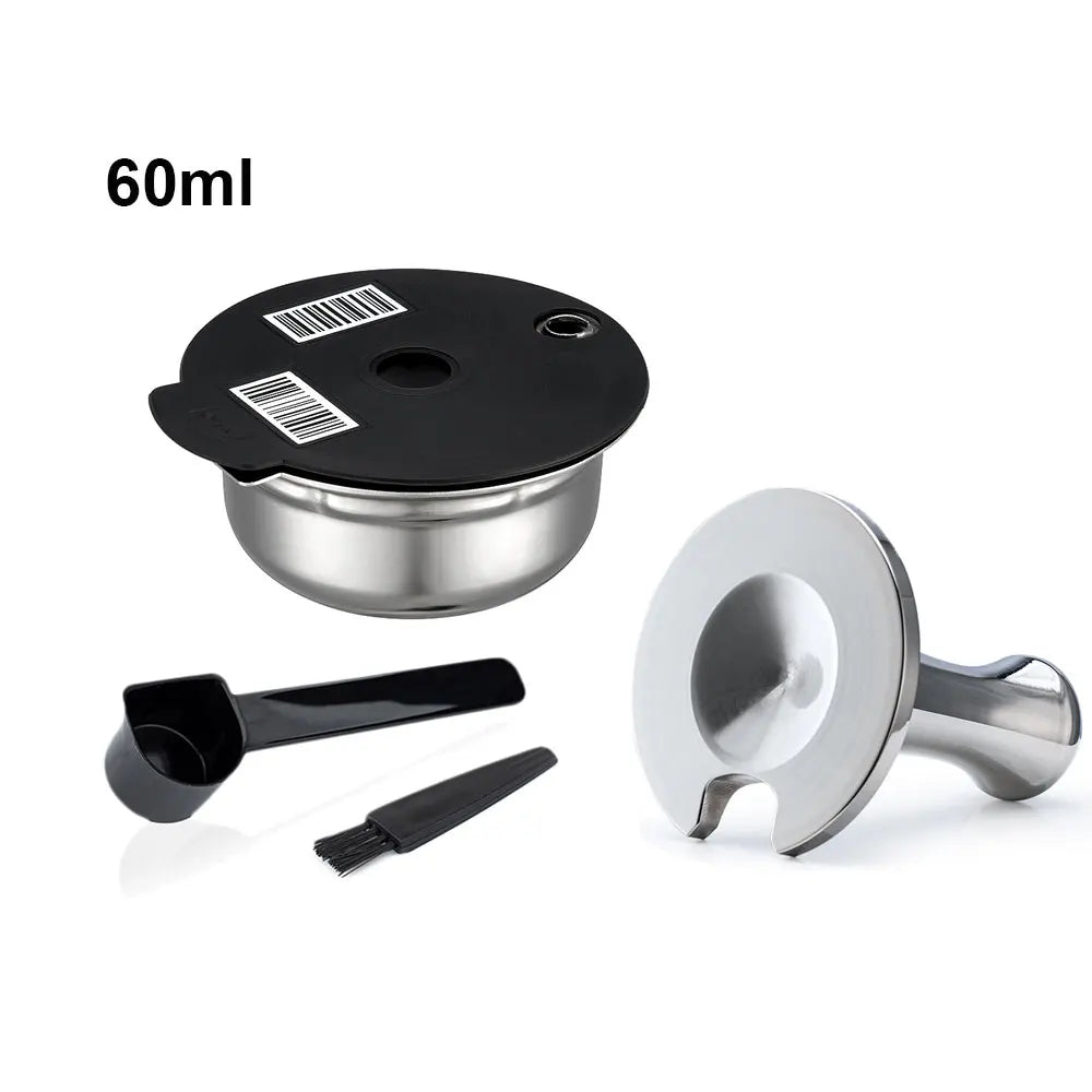 Reusable Stainless Steel Tassimo Coffee Pod – Refillable Reusable Coffee Pod Qst 1 pod 60ml t