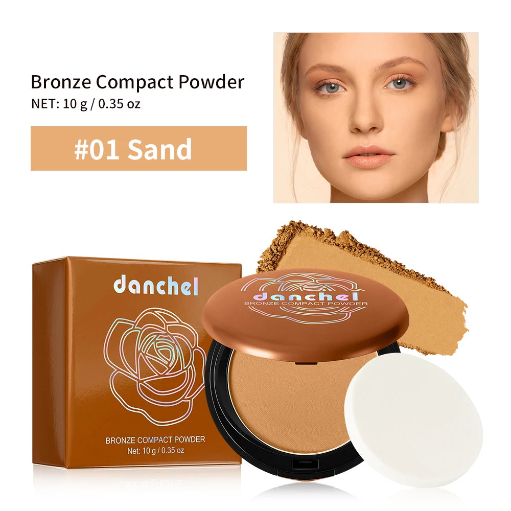 Matte Bronzing Powder – 6 Warm Shades, Buildable Contour Bronzing Powder Qst 01
