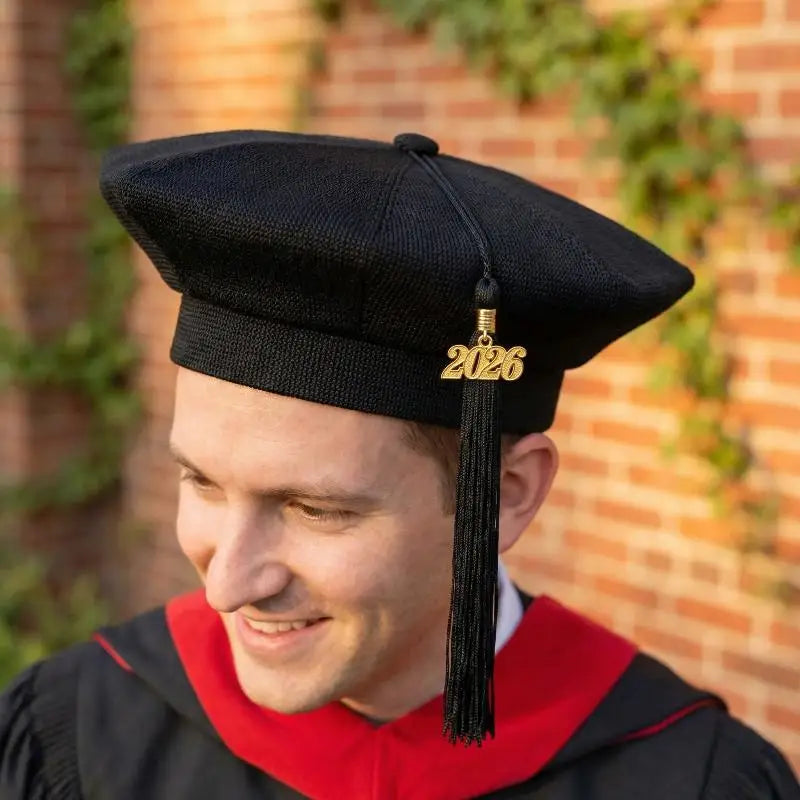 2026 Graduation Cap with Tassel – Unisex Bachelor Degree Hat Graduation Cap Qme