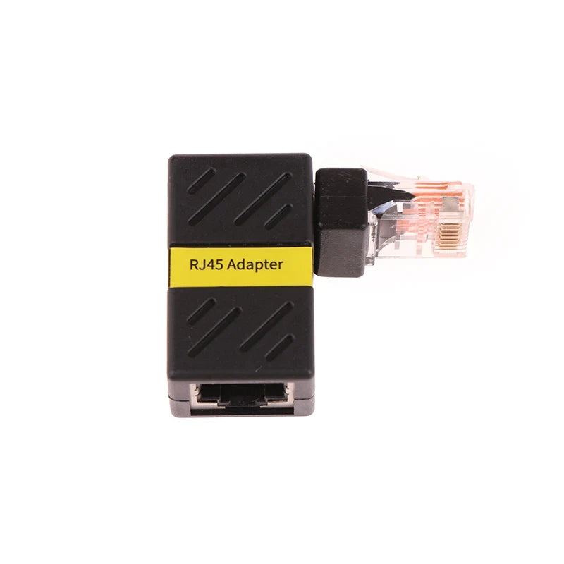 360° Rotatable RJ45 Gigabit Adapter | 90-Degree Right Angle RJ45 Network Adapter Qme