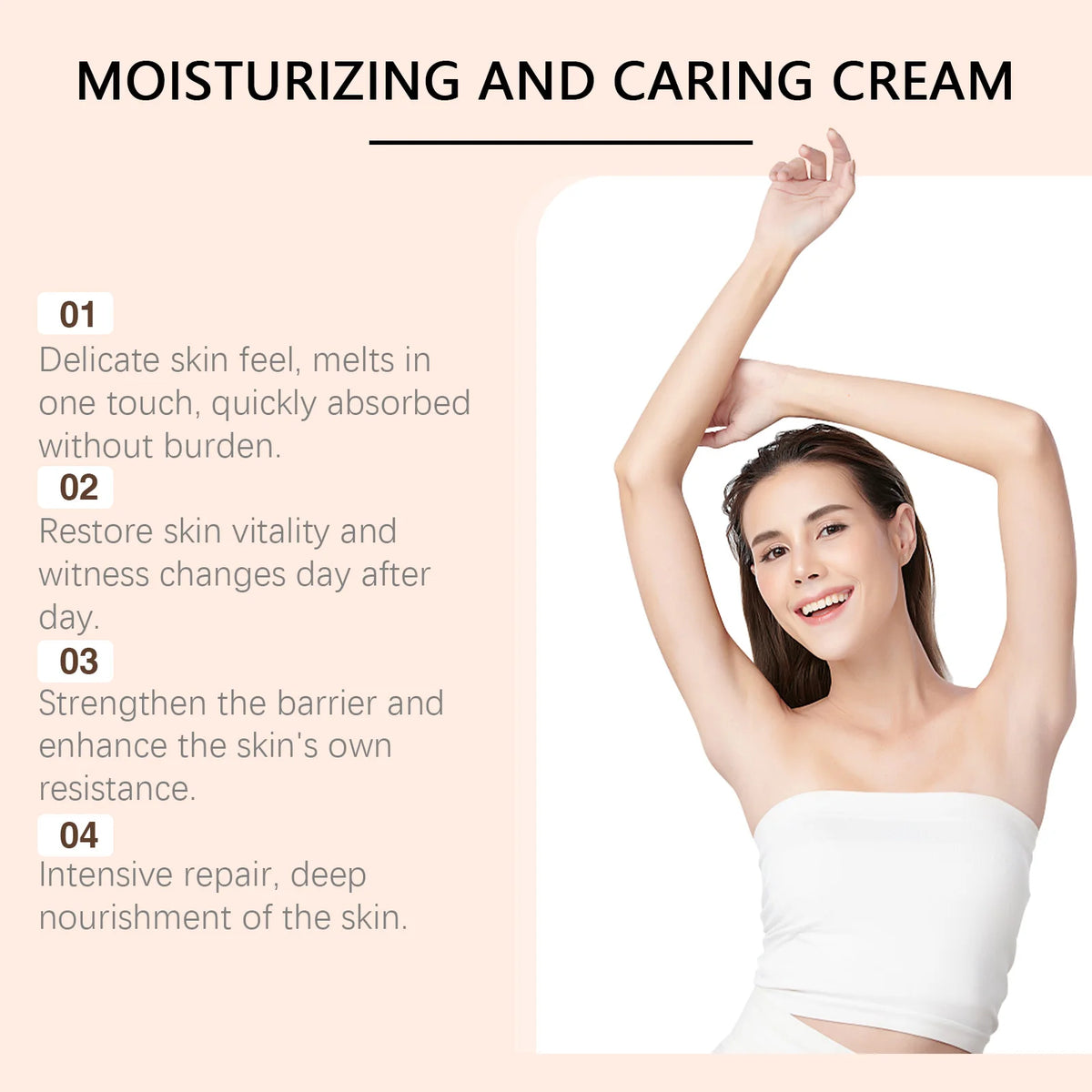 Woodsleep Beef Tallow Honey Beeswax Deep Moisture Body Cream Body Moisturizer Cream Qst