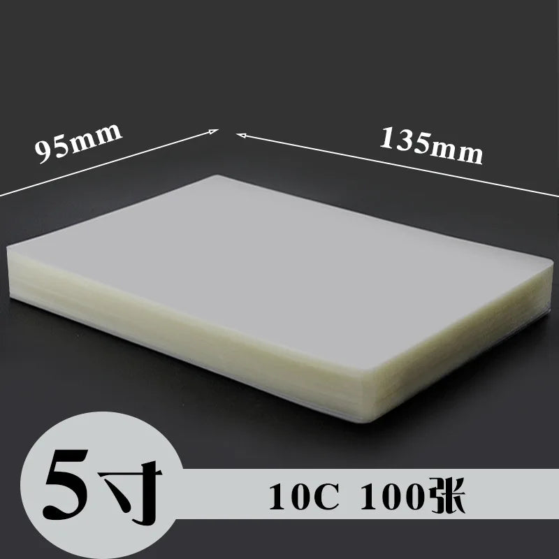 Thermal Laminating Sheets A3 A4 Clear Waterproof Film | Qme Laminating Sheets Qme 10C 95 135mm