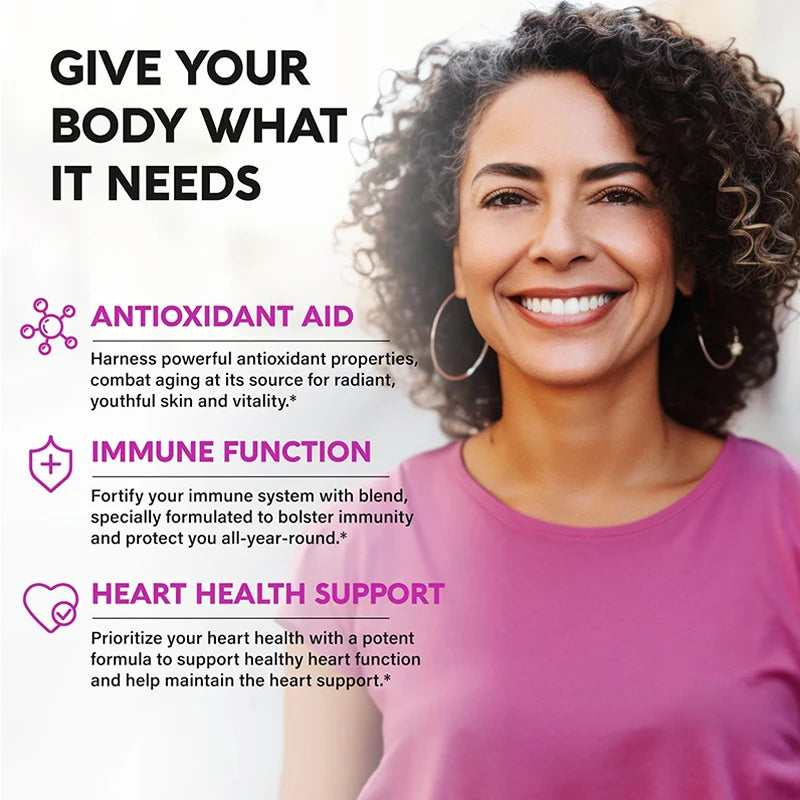 Resveratrol Berberine Quercetin Capsules | Triple-Action Formula Antioxidant Supplement Qst