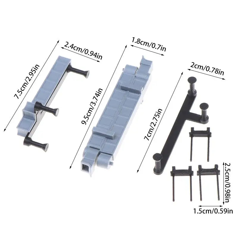 Airport Corridor Bridge Static Model – Diorama Display Piece Static Display Model Qme Gray