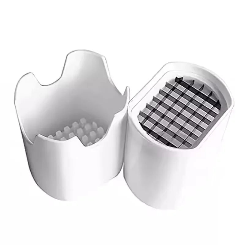 French Fry Cutter – Rapid Vegetable & Potato Slicer Vegetable Slicer Qme white