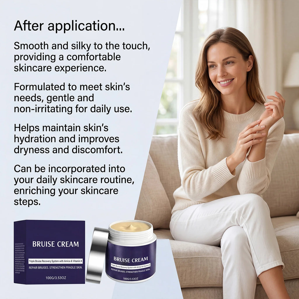 Arnica Bruise Repair Cream – Vitamin K & Calendula, 100g Skin Repair Cream Qst