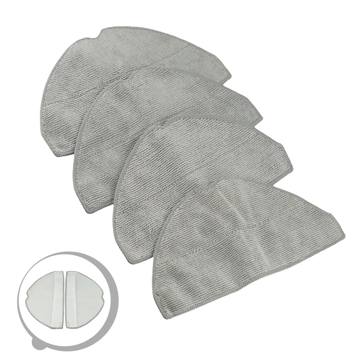 Replacement Mop Cloths for Eufy G50 Hybrid L60 SES Vacuum Vacuum Mop Pads Qme