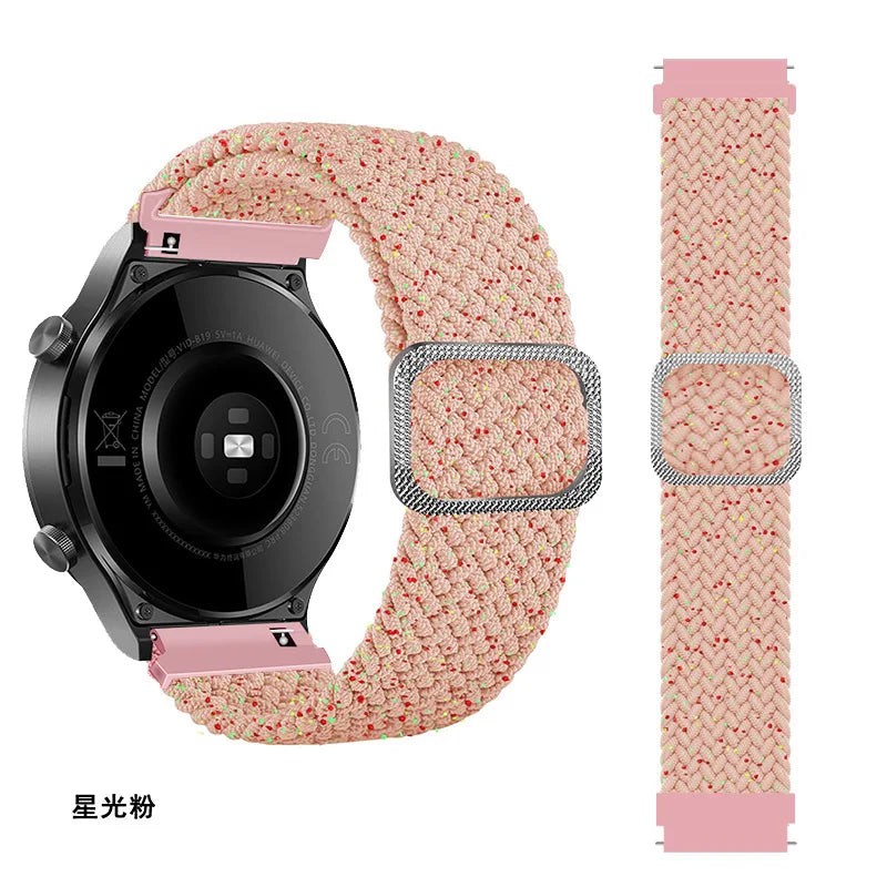 Elastic Nylon Braided Watch Band – Samsung Galaxy & Huawei