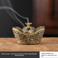 Alloy Incense Burner Censer – Buddhist Sandalwood House Incense Burner Qme Bronze