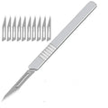 Carbon Steel Scalpel Blades & Handle – DIY Craft Cutting Tool Precision Scalpel Set Qme A