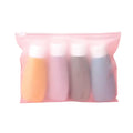 Refillable Silicone Travel Bottles for Shampoo & Lotion Travel Bottle Set Qme Dark color