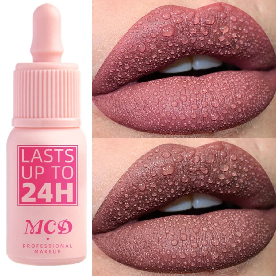 Qme 19-Color Matte Liquid Lipstick – Nude Waterproof Long Lasting Liquid Lipstick Qme