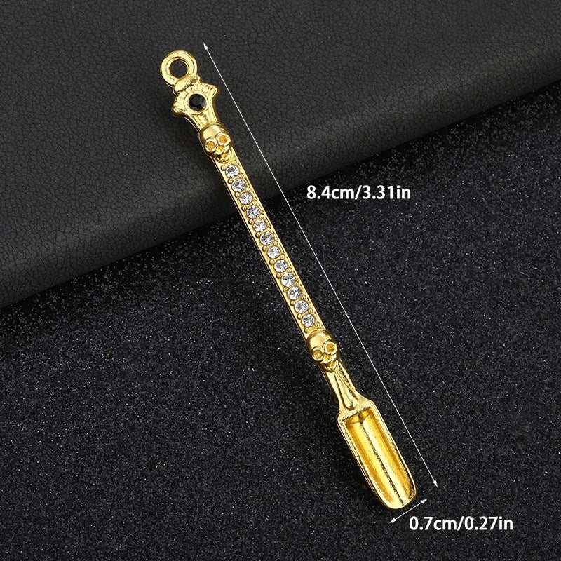 Metal Mini Measuring Spoon & Shovel – 5 Colors | Compact Tool Mini Measuring Spoon Qme