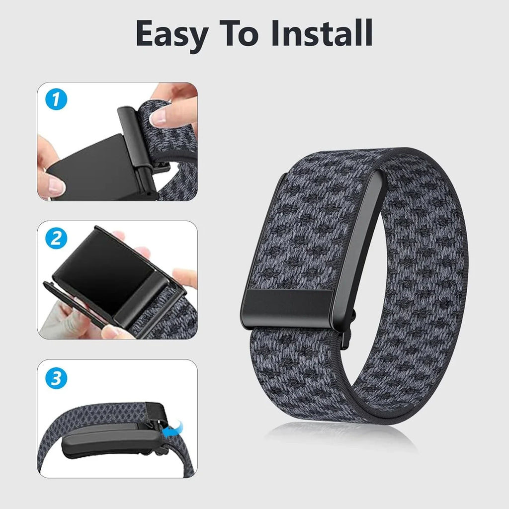 Nylon Replacement Wristband Strap for Whoop 5.0 – Cashmere Watch Band Qme