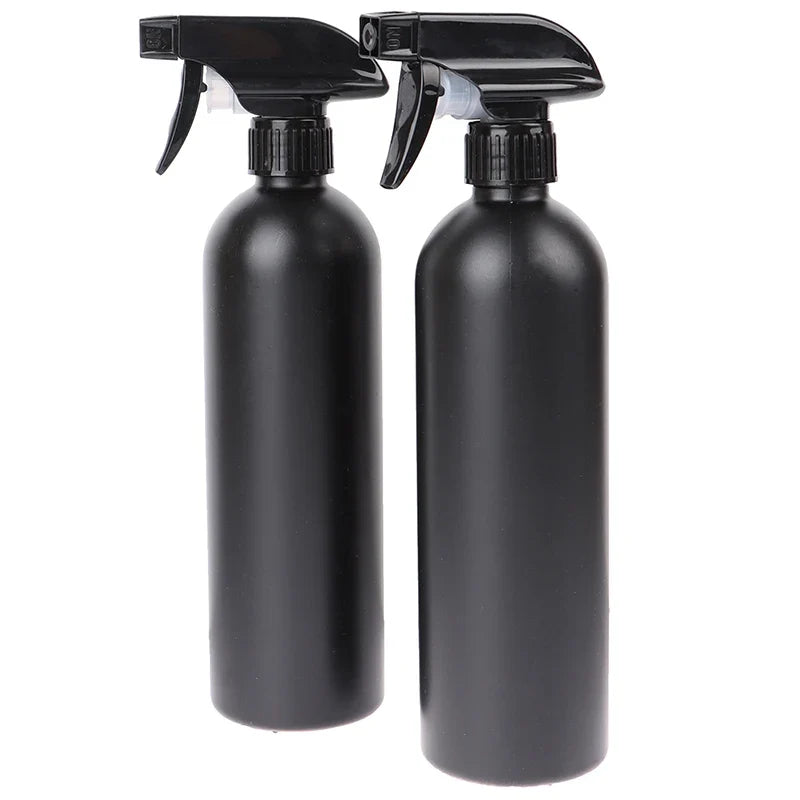 2-Pack 500ml Black Trigger Spray Bottles – Multi-Use Cleaning Trigger Spray Bottle Qme