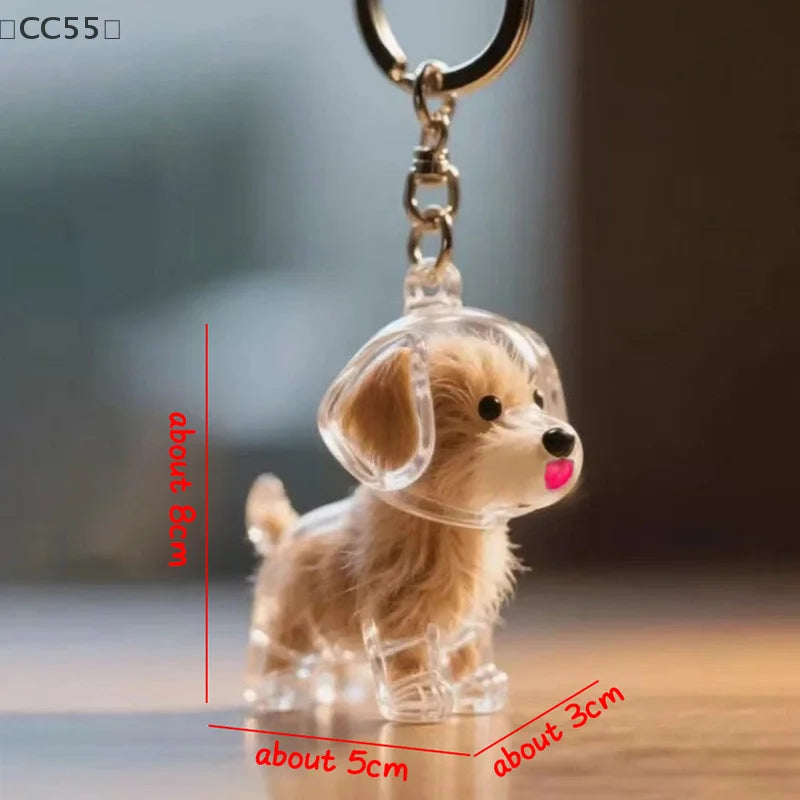 Transparent Pet Fur Keepsake Box – Cute Puppy Hair Memento Gift Pet Keepsake Box Qst