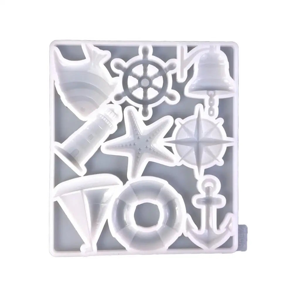 Marine Sea Silicone Epoxy Resin Molds – Pendant & Keychain DIY Silicone Resin Mold Qme White China Mainland