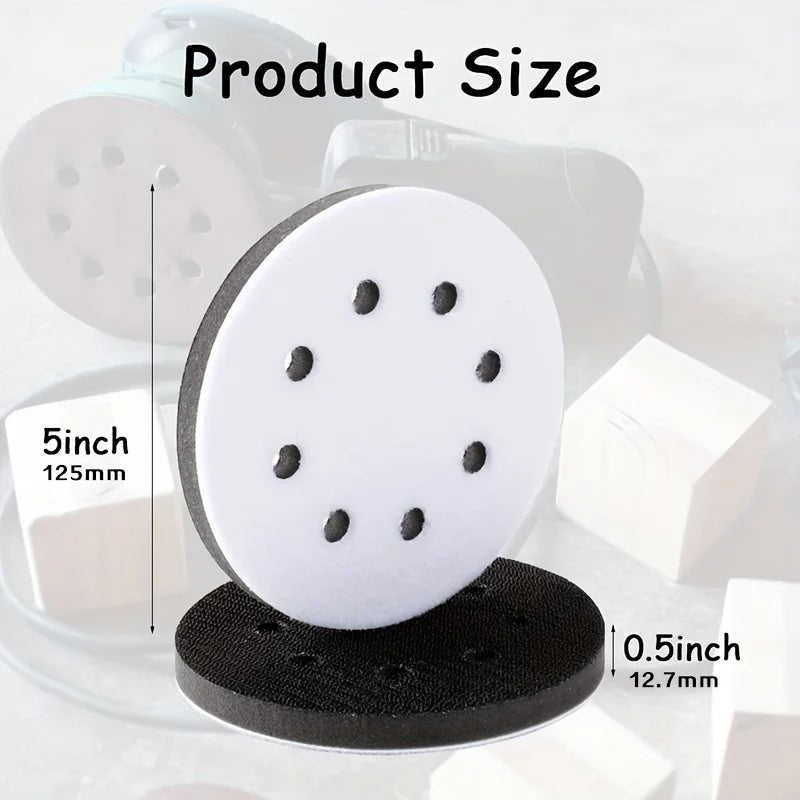 Hook & Loop Sponge Interface Pads for Track Sander | 1, 2 & 5-Pack Sander Interface Pads Qme