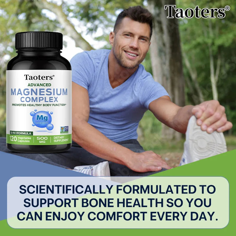 Magnesium Complex Capsules – 5-Form Blend | Taoters Mineral Supplement Qst