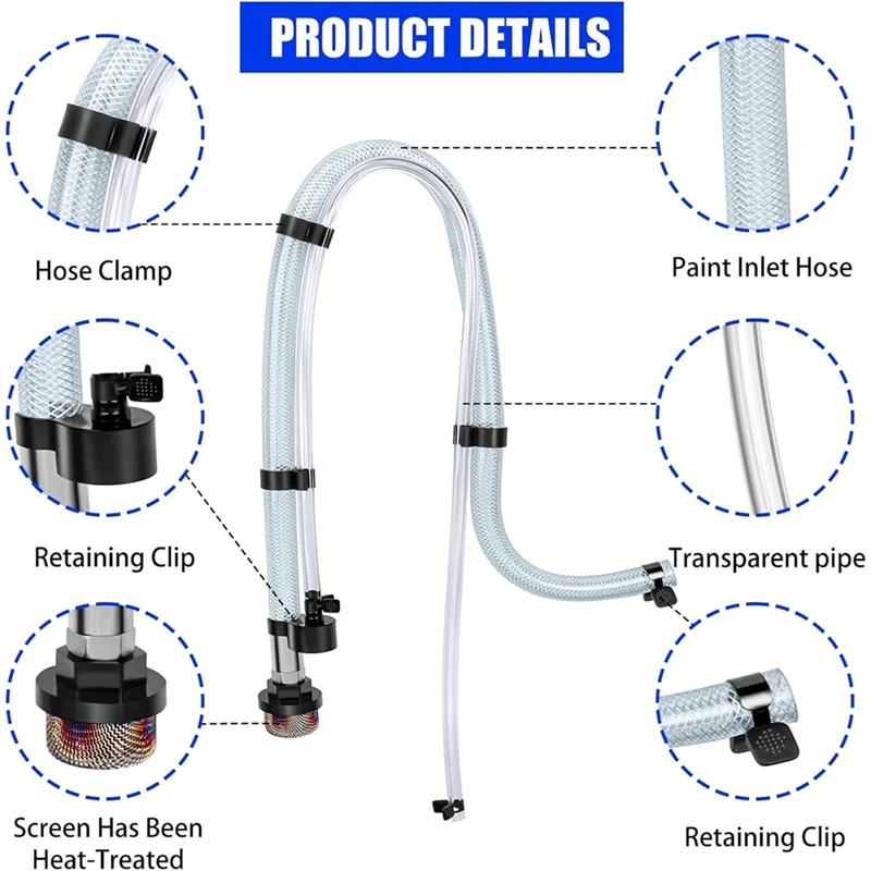 Graco Stand Model Paint Sprayer Suction Tube Kit A02F Paint Sprayer Parts Qme