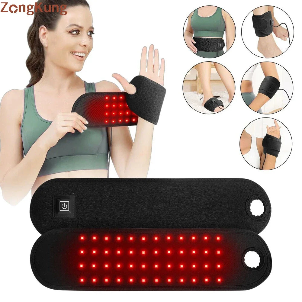 Red Light Therapy Wrap 660nm 850nm LED Wrist & Ankle Belt Light Therapy Wrap Qst