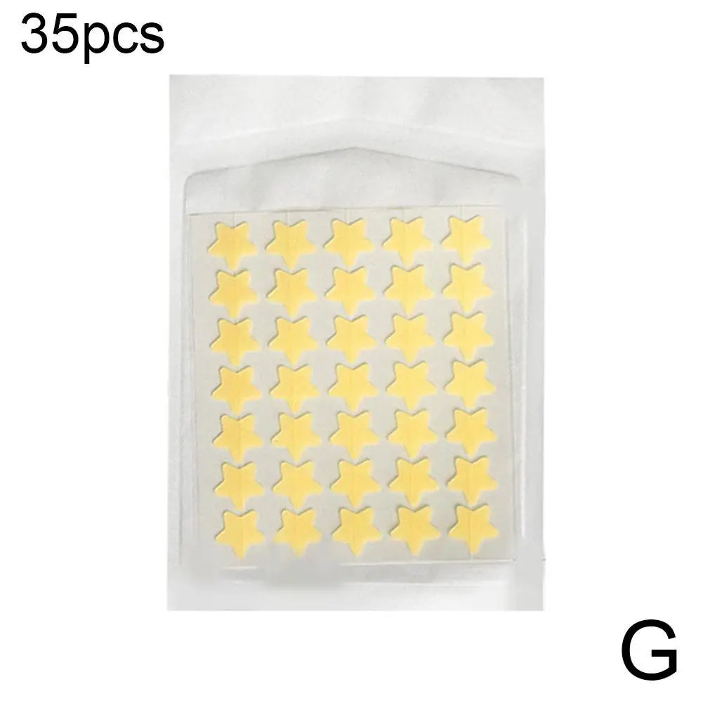 Colorful Star & Heart Pimple Patches – 35 Pack | Fun Spot Stickers Pimple Patches Qme yellow 35 counts China