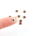 5pcs Micro NFC Ntag213 RFID Tag Stickers 5x5mm Programmable NFC RFID Tag Sticker Qme one size