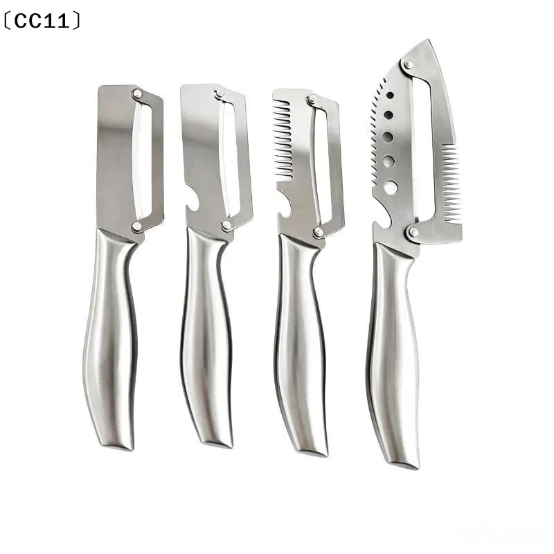 5-in-1 Stainless Steel Vegetable Peeler with Bottle Opener Vegetable Peeler Qme