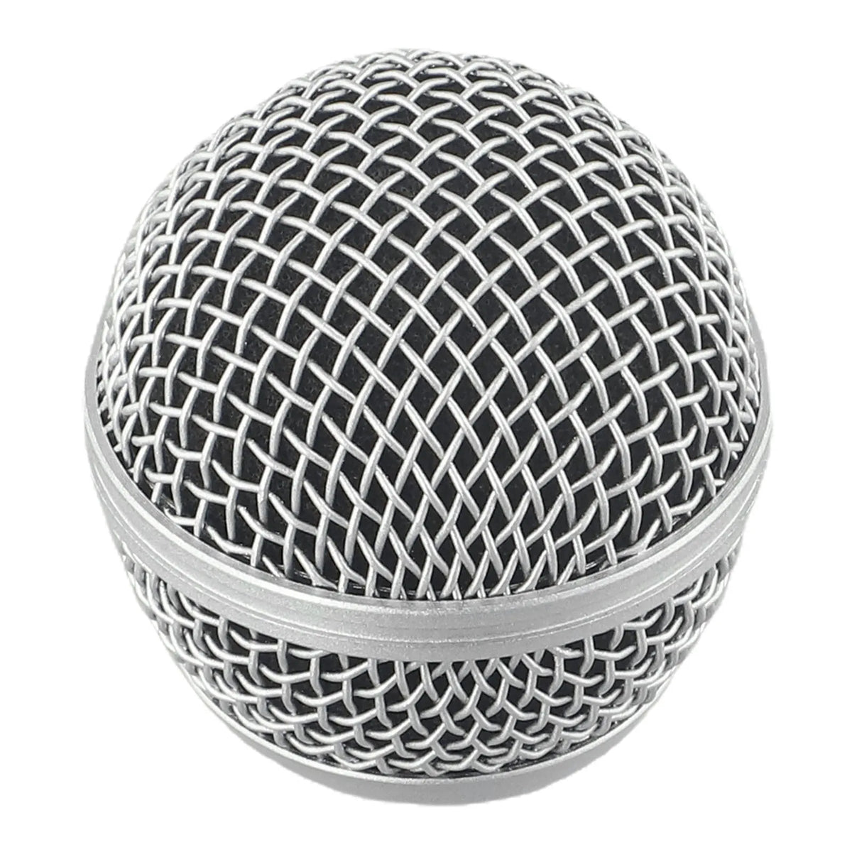 Replacement Mic Grille Cover for Shure Beta 58 58A 87A PG58 Microphone Grille Cover Qme Silver