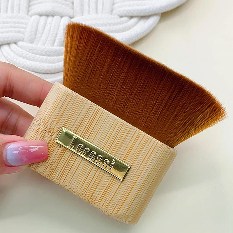 Wooden Nail Dust Cleaning Brush – Soft Nylon Bristles for Nails Nail Cleaning Brush Qst