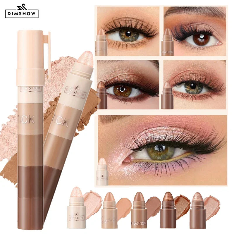 Eyeshadow Pencil Velvet Matte Shimmer Highlight – 4 Shades Eyeshadow Pencil Qme