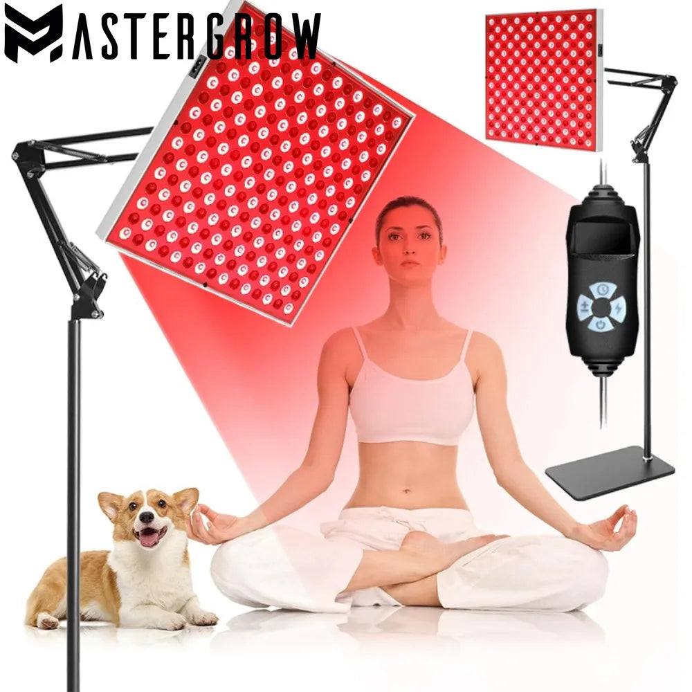 MasterGrow 225 LED Red Light Therapy Panel 660nm 850nm Red Light Therapy Panel Qst