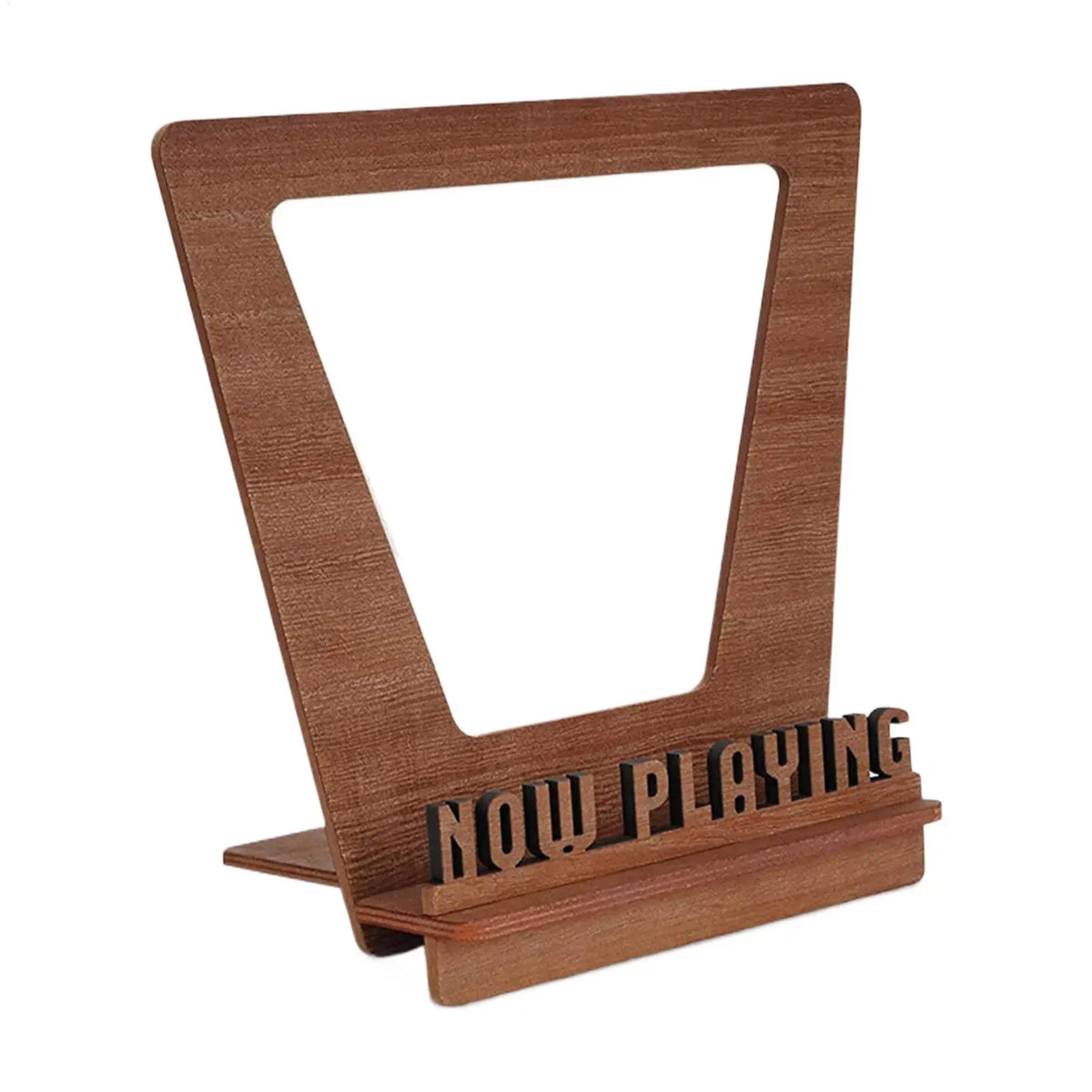 Wooden Now Playing Vinyl Record Holder Display Stand & Rack Vinyl Record Stand Qme Default Title