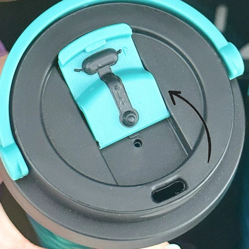 Diamond-Shaped Insulated Stainless Steel Travel Cup 500ml Insulated Travel Cup Qme