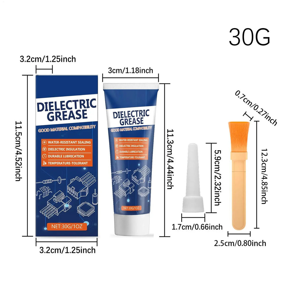 Dielectric Silicone Grease with Brush – Automotive Lubricant Automotive Lubricant Qme