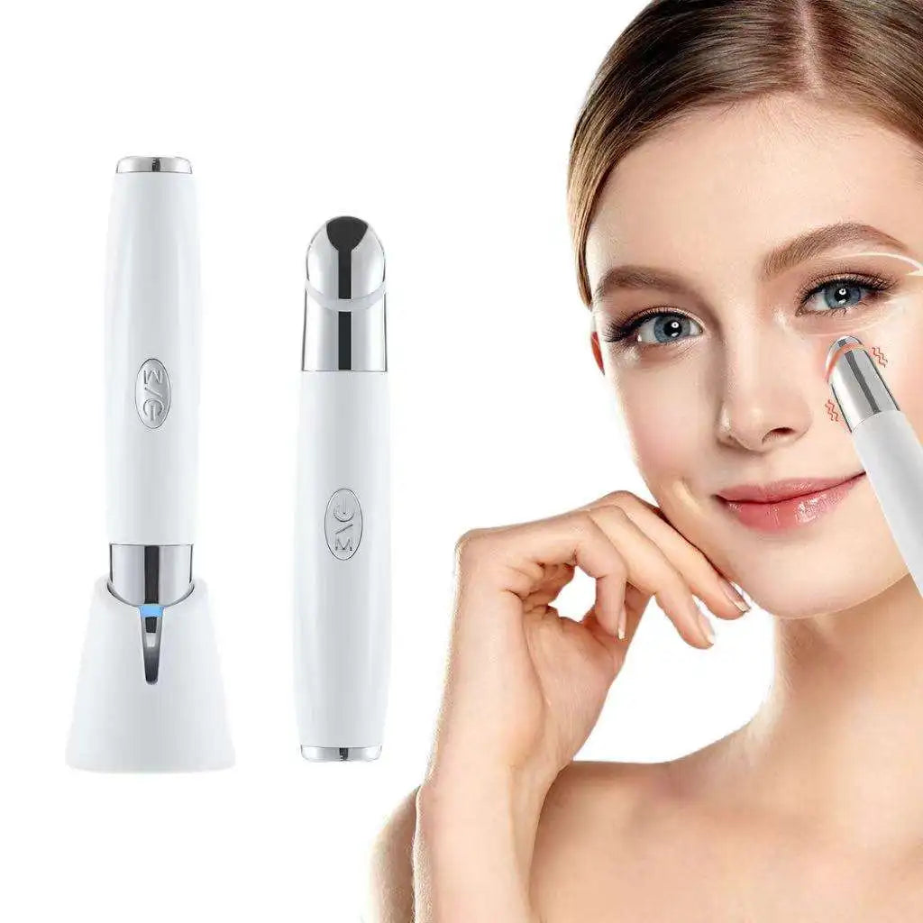 VIMYSHOW 3-in-1 LED Eye Massager Wand | Skincare Beauty Tool LED Face Massager Qst