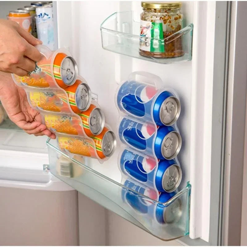 Fridge Can Organizer Rack – Beer & Soda Bottle Holder Fridge Can Organizer Qme