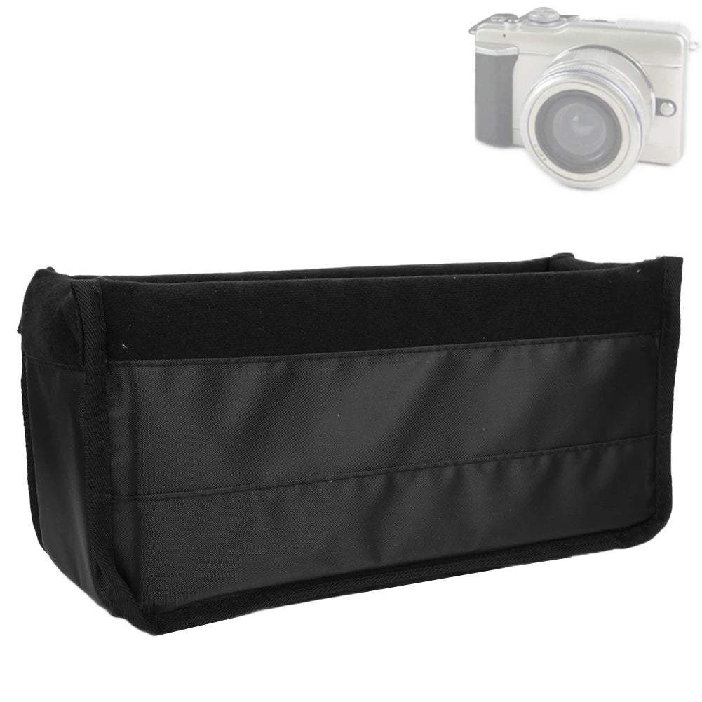 Padded DSLR Camera Insert Bag – Waterproof Shockproof Case Camera Insert Bag Qst