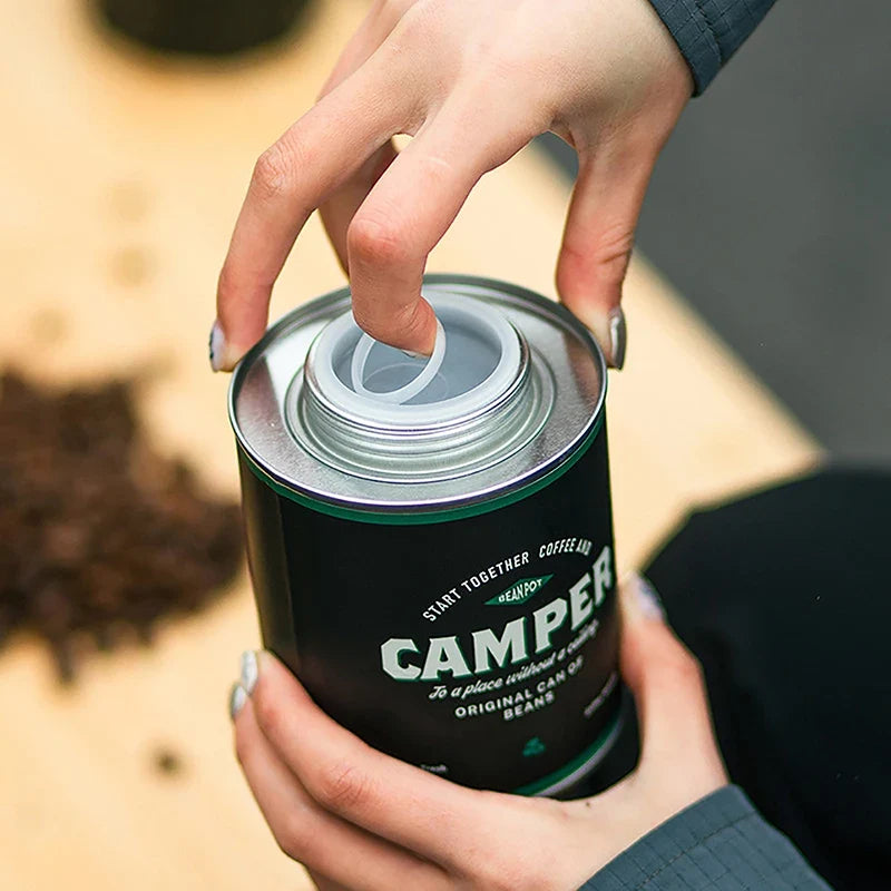 Sealed Coffee Bean Storage Tin Can – 150g & 200g Airtight Coffee Storage Tin Qme