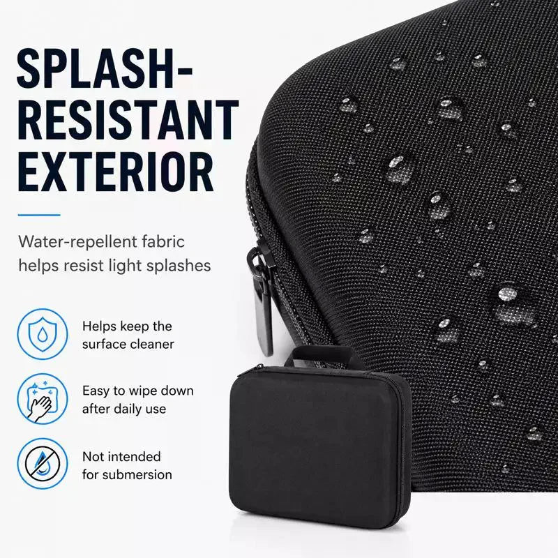 EVA Zipper Storage Case – Portable Travel Protective Box Travel Storage Case Qme