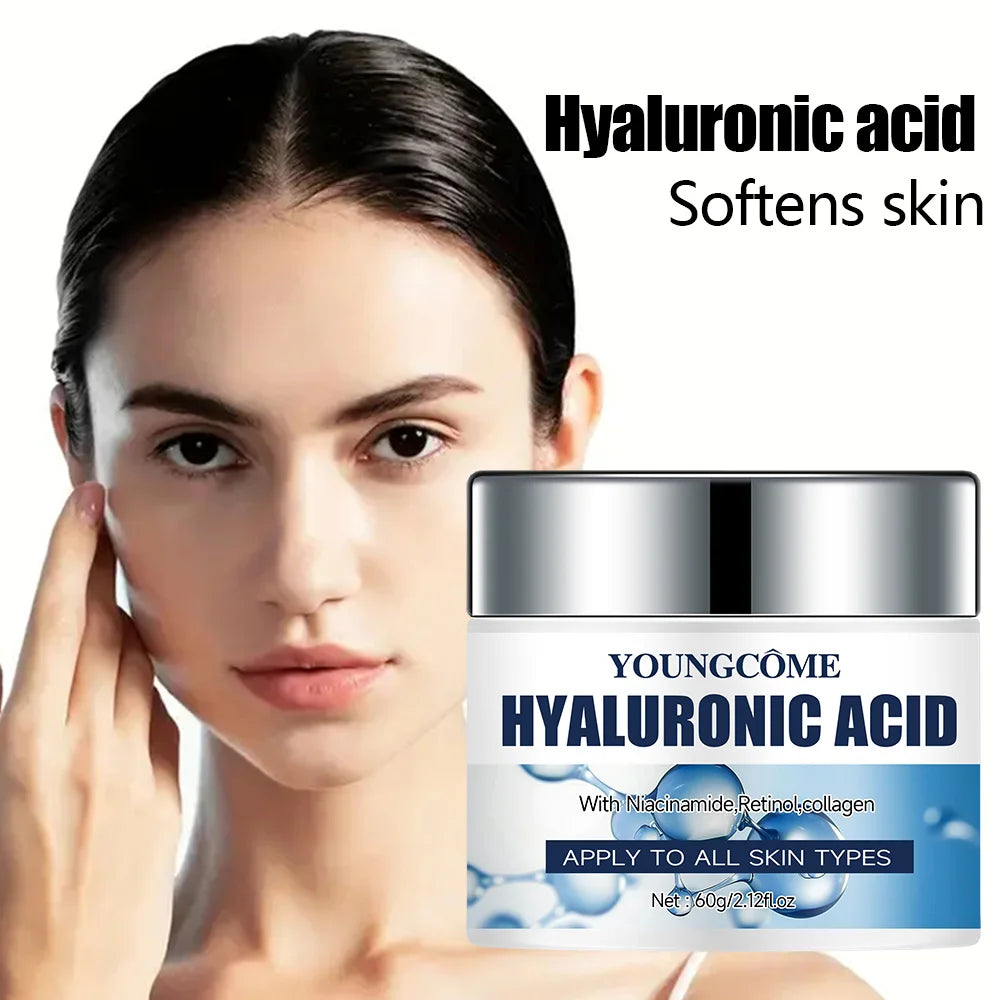 YOUNGCOME Hyaluronic Acid Collagen Face Cream – Moisturizing Face Moisturizer Cream Qst