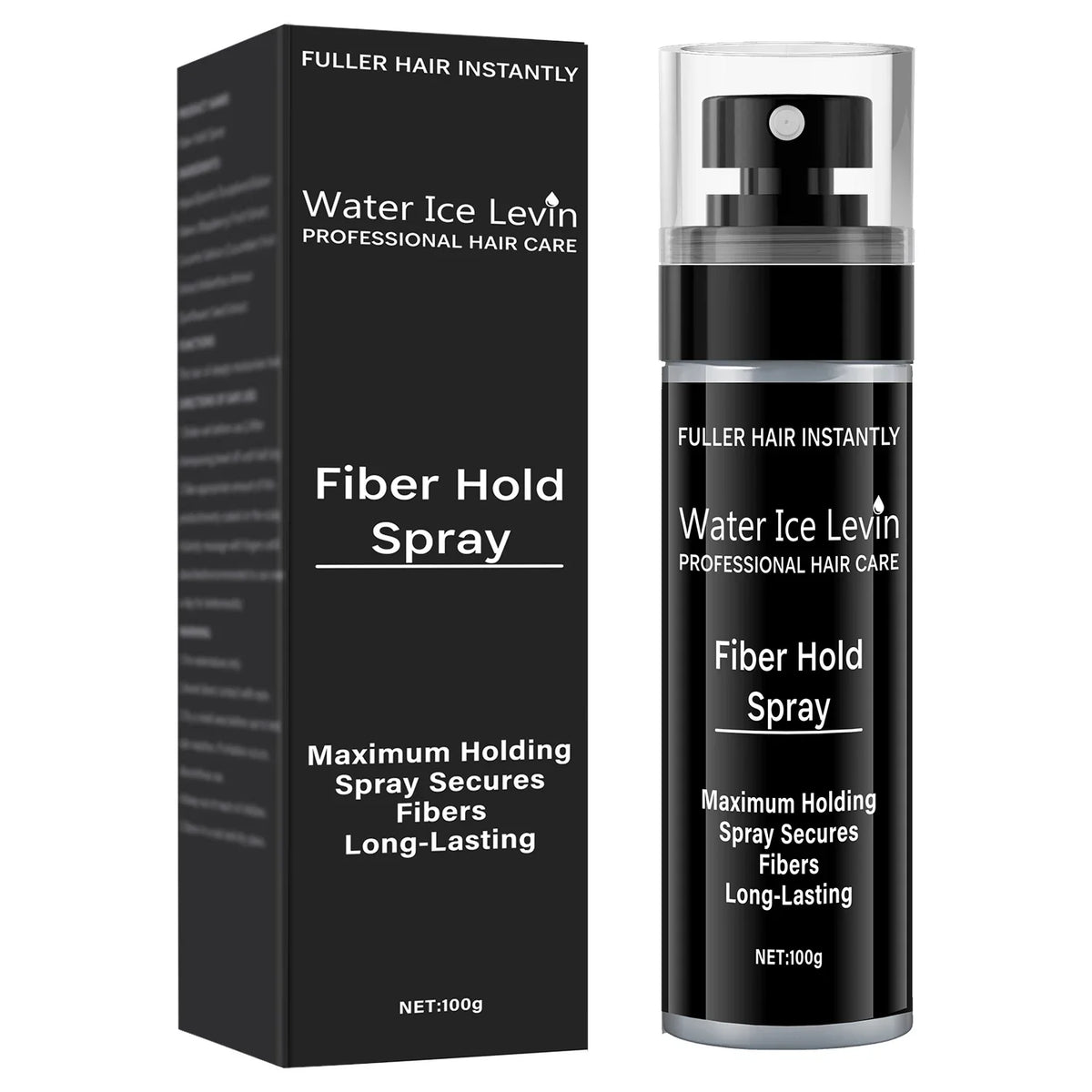 Fiber Hair Spray – Long-Lasting Volume & Texture, All Hair Types Hair Fiber Spray Qme 100ml Bottle