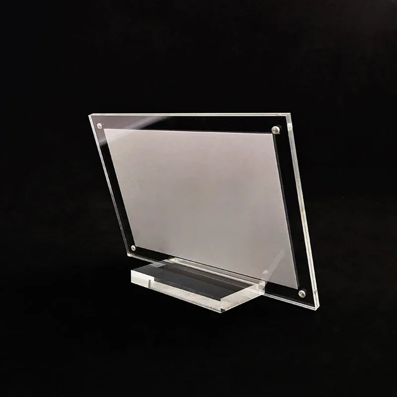 Acrylic Display Stand – Photo Frame & Table Card Sign | 5 Colors Acrylic Display Stand Qme 10x20cm