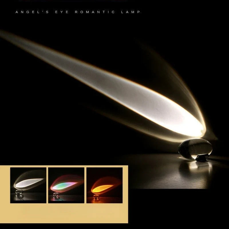 Sunset Projection LED Night Light – Acrylic USB Bedside Lamp LED Night Light Qme