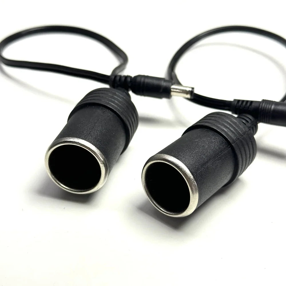12V 24V Car Cigarette Lighter DC Male Female Plug Power Cable DC Power Cable Qme
