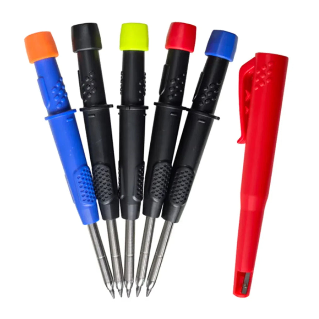 Carpenter Mechanical Pencil with Refills & Built-In Sharpener Mechanical Pencil Qme